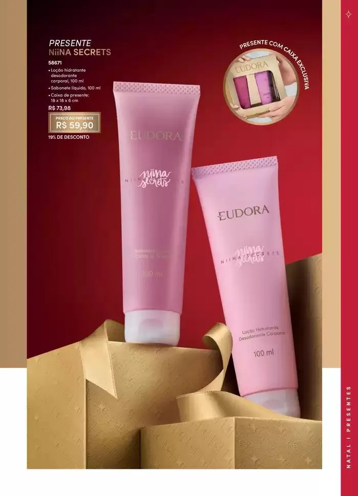 Encarte de Natal Eudora 31 de outubro até 30 de novembro 2024 - Pagina 23