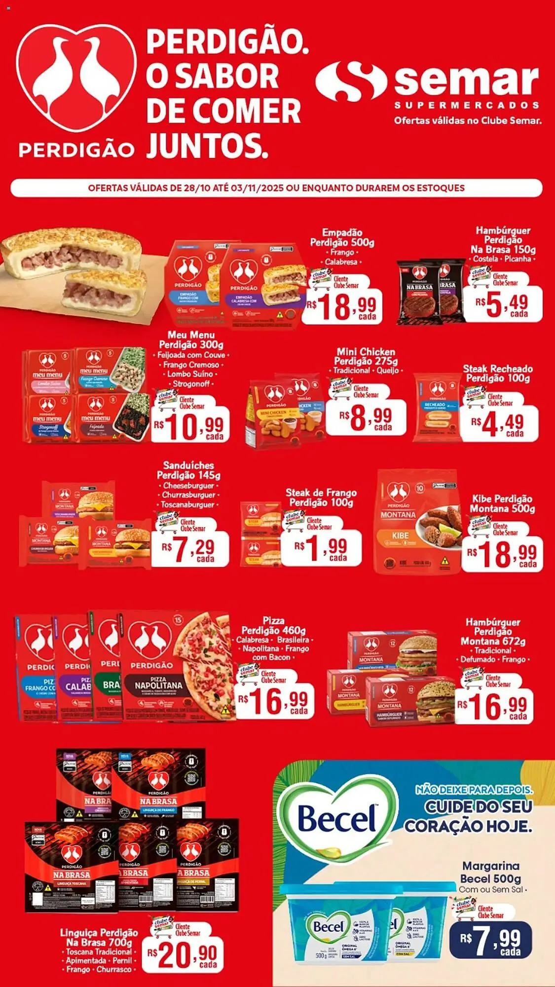 Encarte de Folheto Semar Supermercado 28 de outubro até 4 de novembro 2025 - Pagina 2