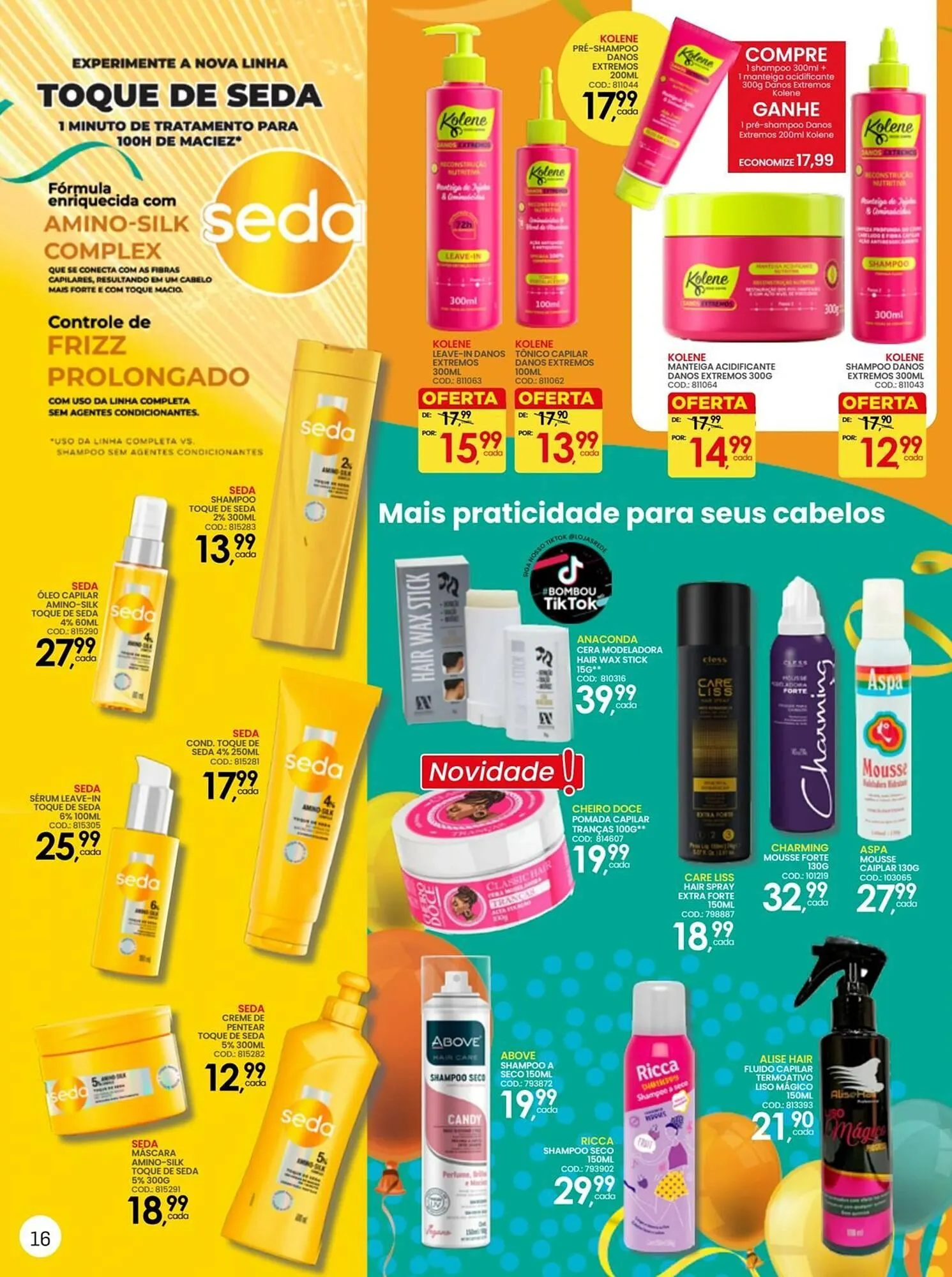 Encarte de Catálogo Lojas Rede 1 de julho até 3 de agosto 2025 - Pagina 16