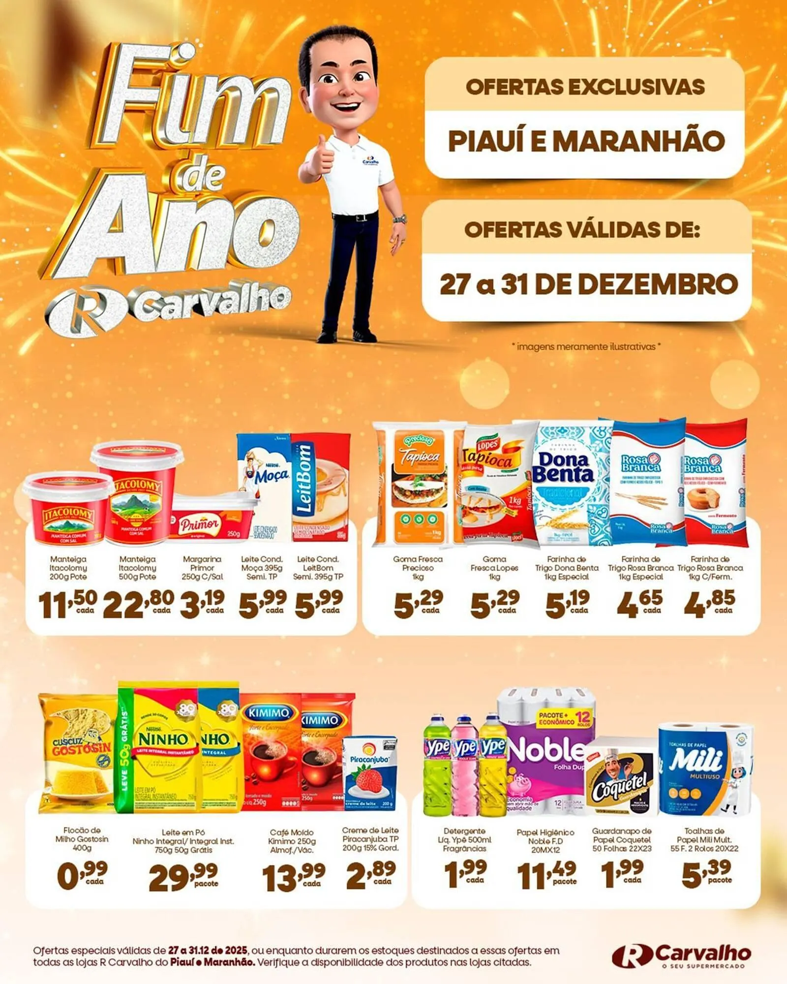 Encarte de Catálogo Carvalho Supermercado 29 de dezembro até 31 de dezembro 2025 - Pagina 2