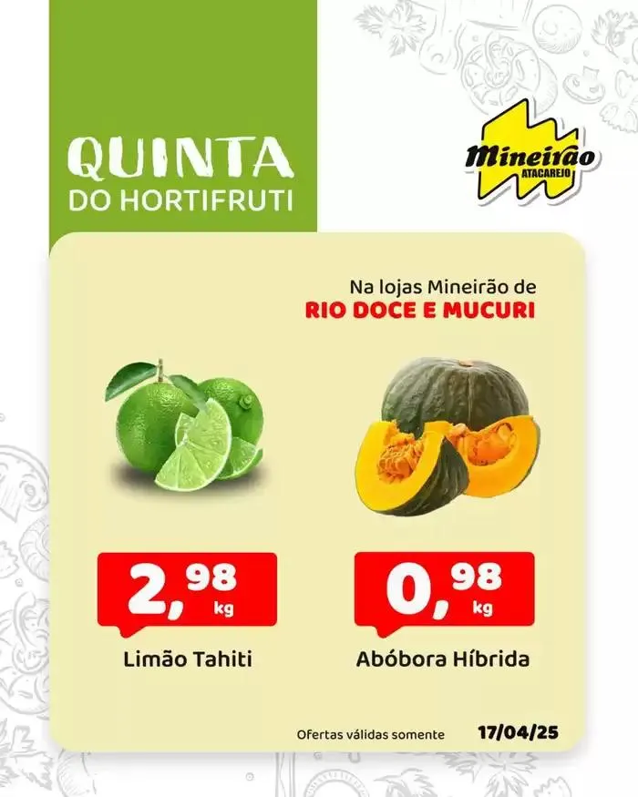 Encarte de Encarte Mineirão Atacarejo 17 de abril até 25 de abril 2025 - Pagina 1