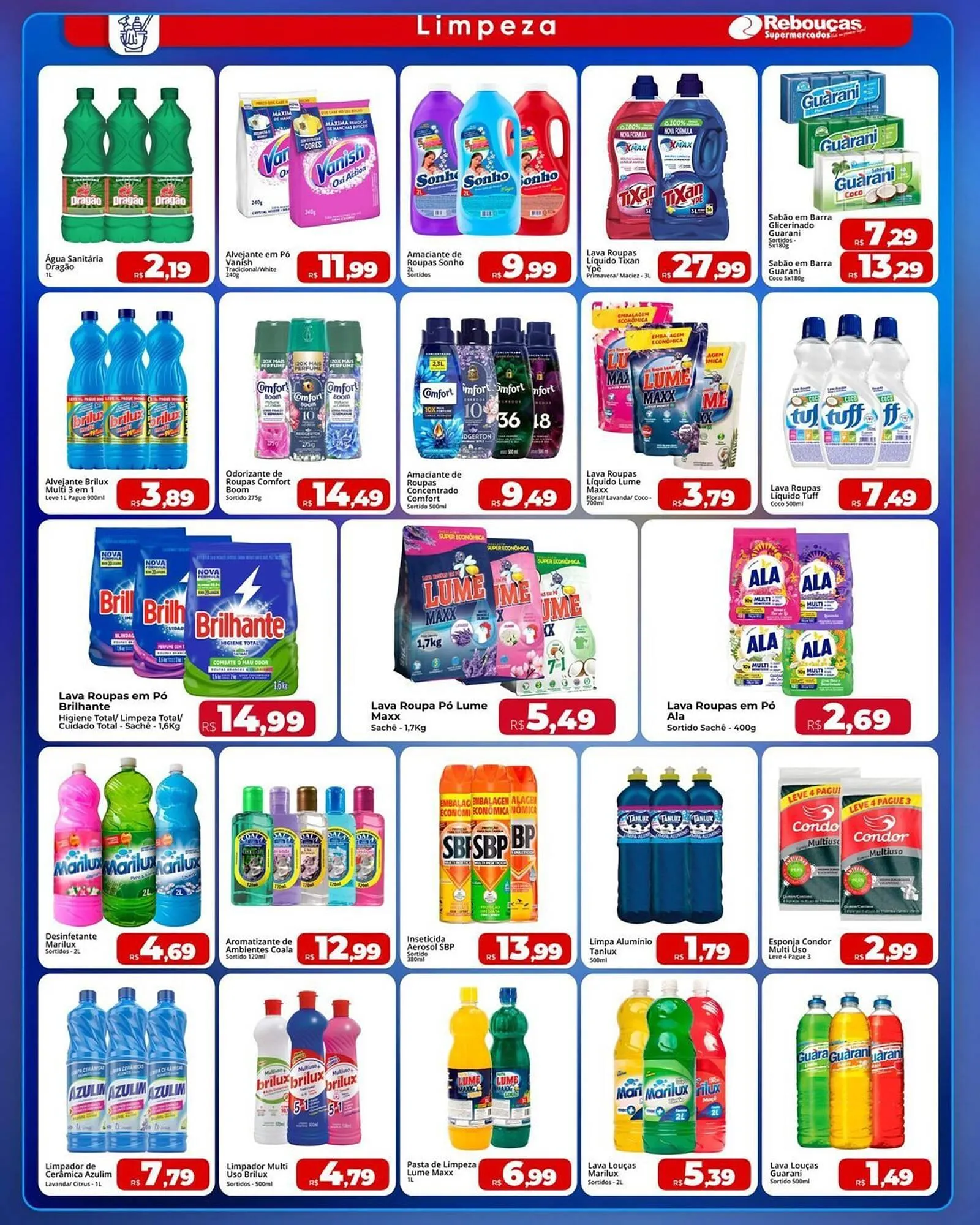 Encarte de Catálogo Rebouças Supermercados 30 de março até 5 de abril 2026 - Pagina 9