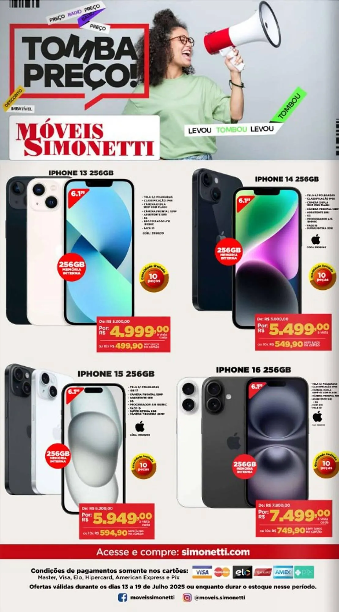 Encarte de Catálogo Móveis Simonetti 14 de julho até 19 de julho 2025 - Pagina 56