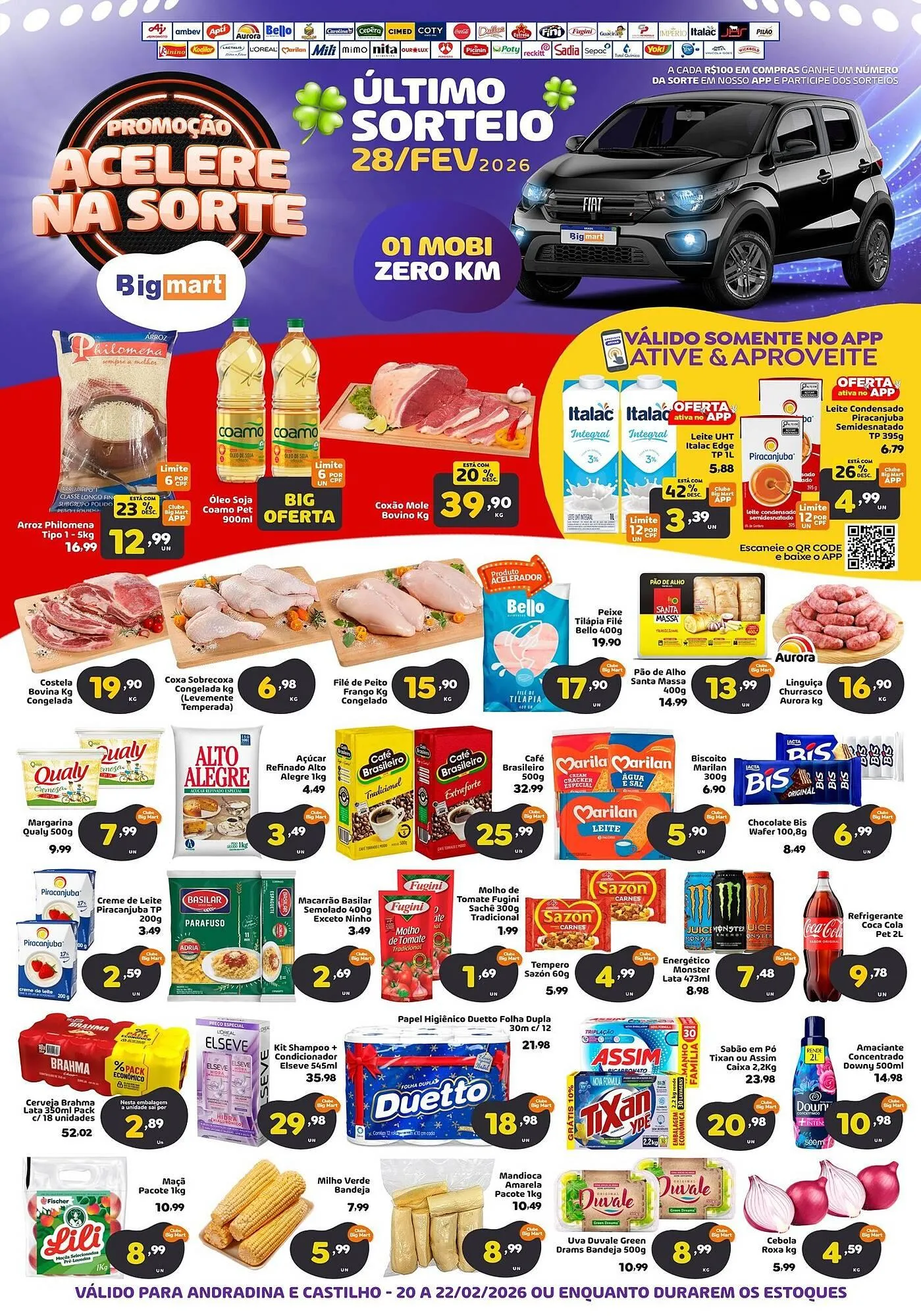 Encarte de Catálogo Bigmart 20 de fevereiro até 22 de fevereiro 2026 - Pagina 1