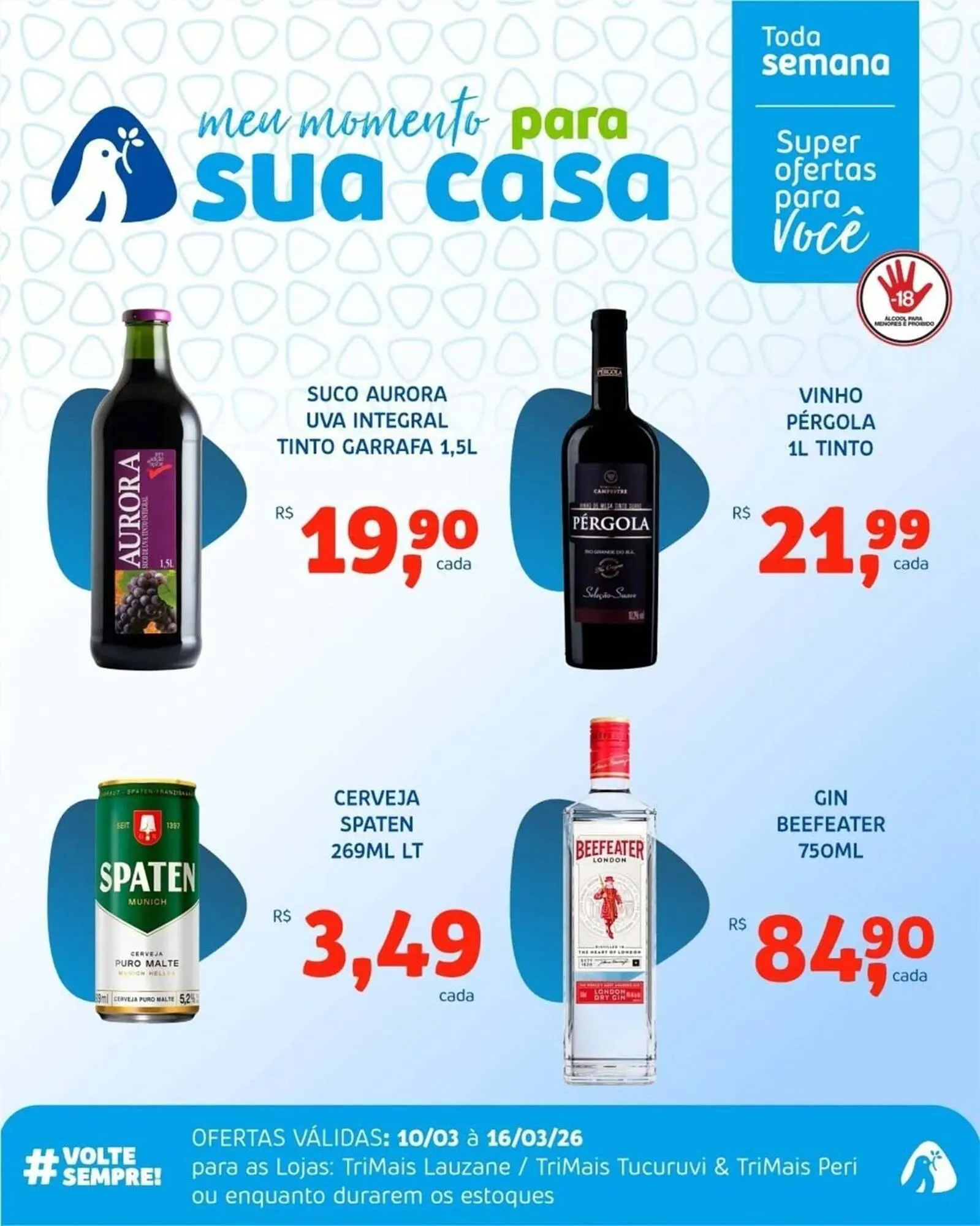 Encarte de Catálogo Trimais Supermercado 10 de março até 16 de março 2026 - Pagina 8