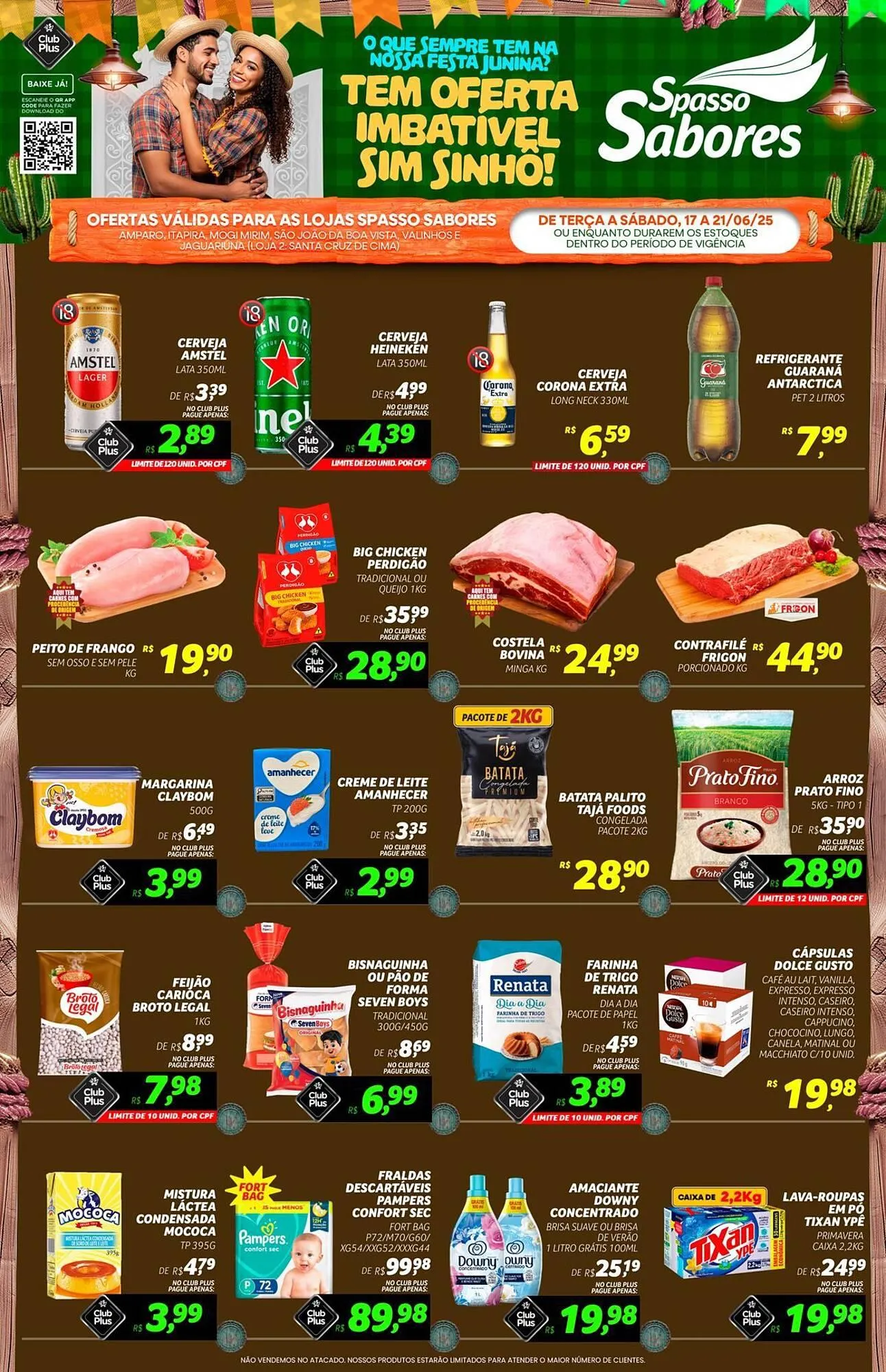 Encarte de Catálogo Spasso Sabores 17 de junho até 21 de junho 2025 - Pagina 1