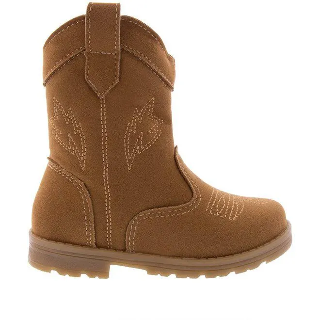 Bota Country Infantil Gabrielinha Detalhe Bordados Caramelo