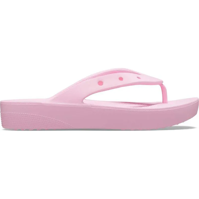 Chinelo Crocs Classic Platform Flip FLAMINGO