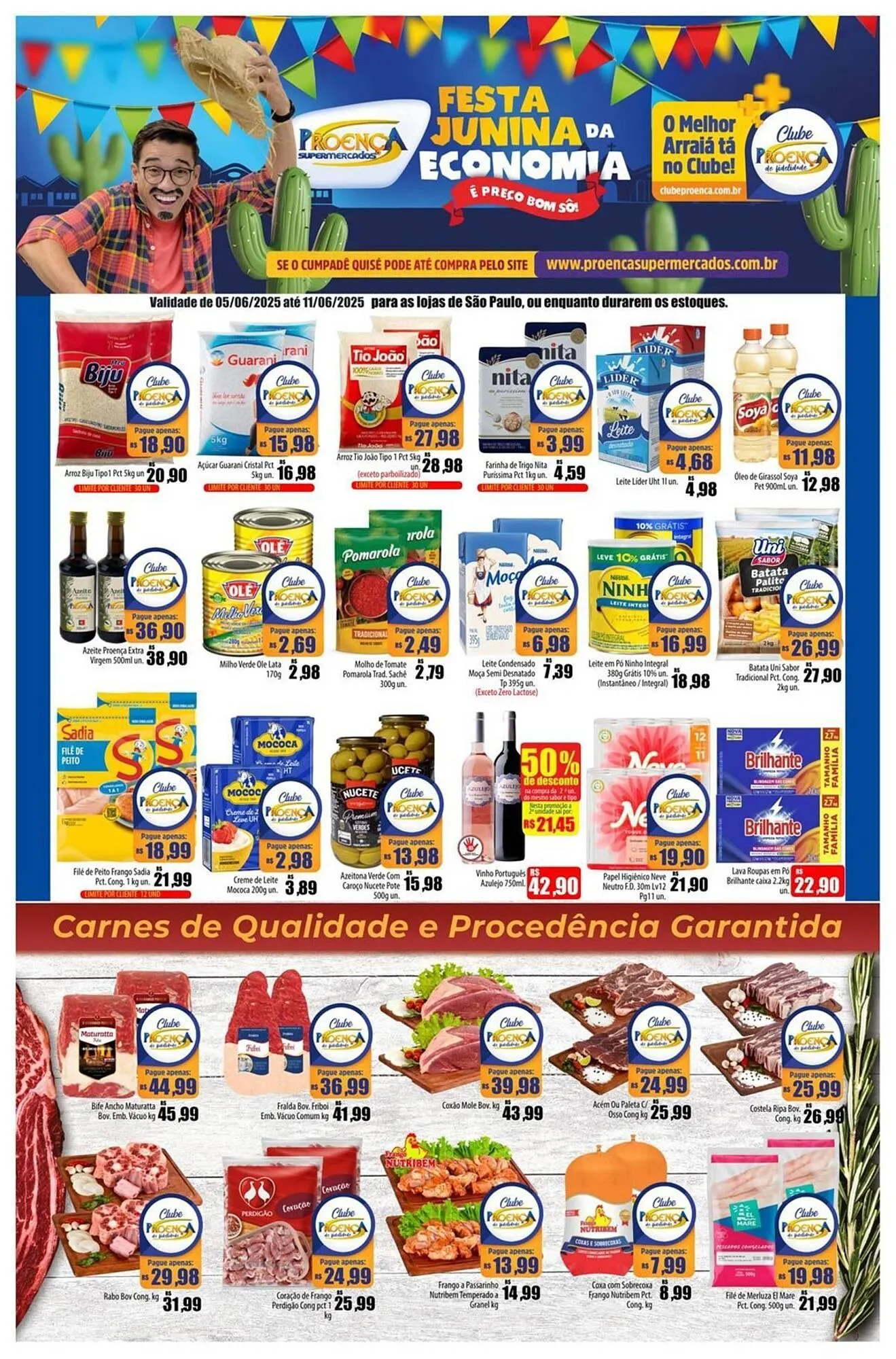 Encarte de Catálogo Proença Supermercados 5 de junho até 11 de junho 2025 - Pagina 1
