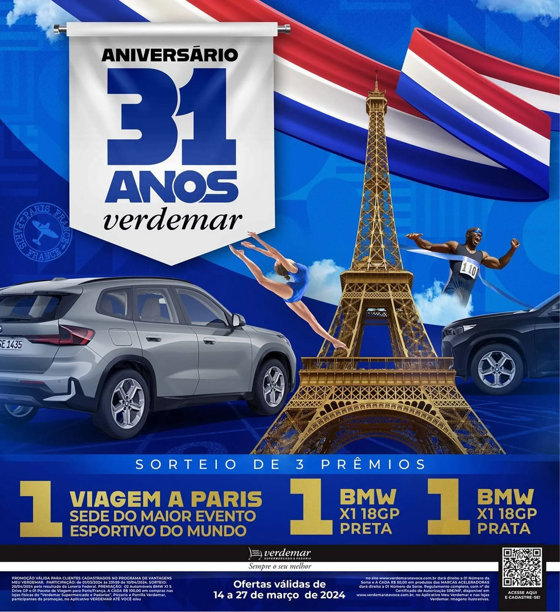 Encarte de Catálogo Verdemar Supermercado 20 de março até 27 de março 2024 - Pagina 1