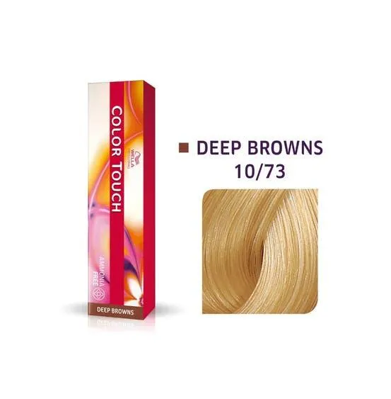 Tonalizante Color Touch 10.73 Louro Ultra Claro Marrom Dourado