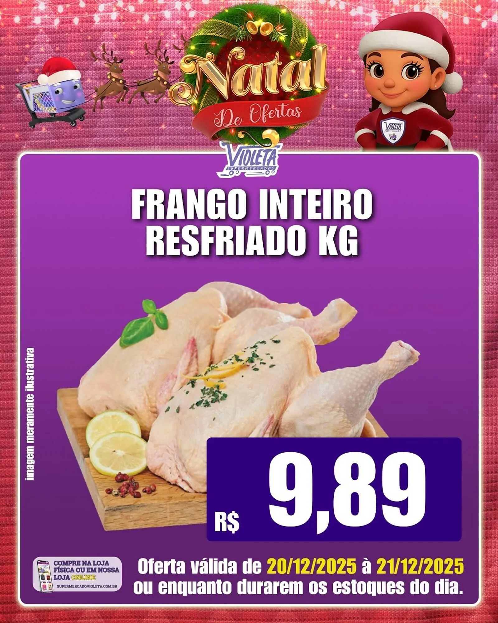 Encarte de Catálogo Violeta Supermercados 20 de dezembro até 21 de dezembro 2025 - Pagina 1