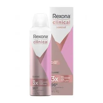 Desodorante Feminino Rexona Clinical Classic Aerosol 150ml