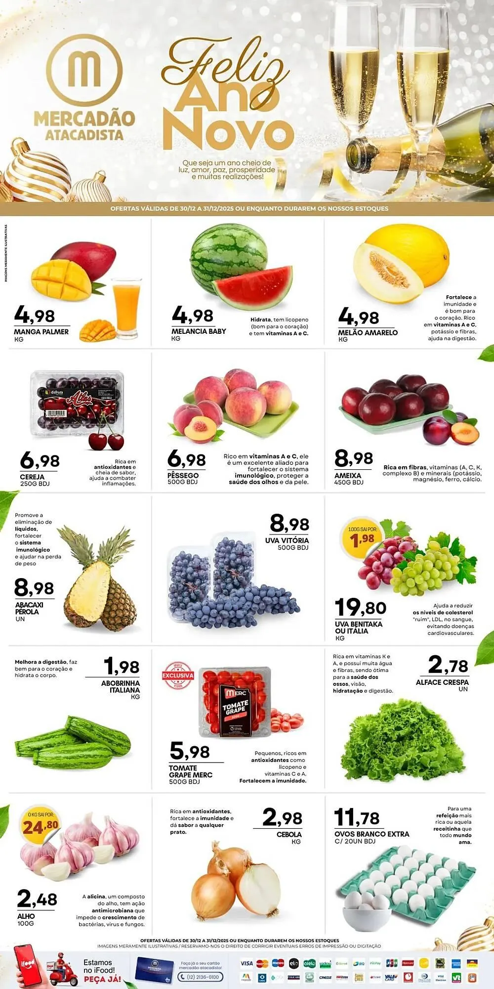 Encarte de Folheto Mercadão Atacadista 31 de dezembro até 5 de janeiro 2026 - Pagina 2