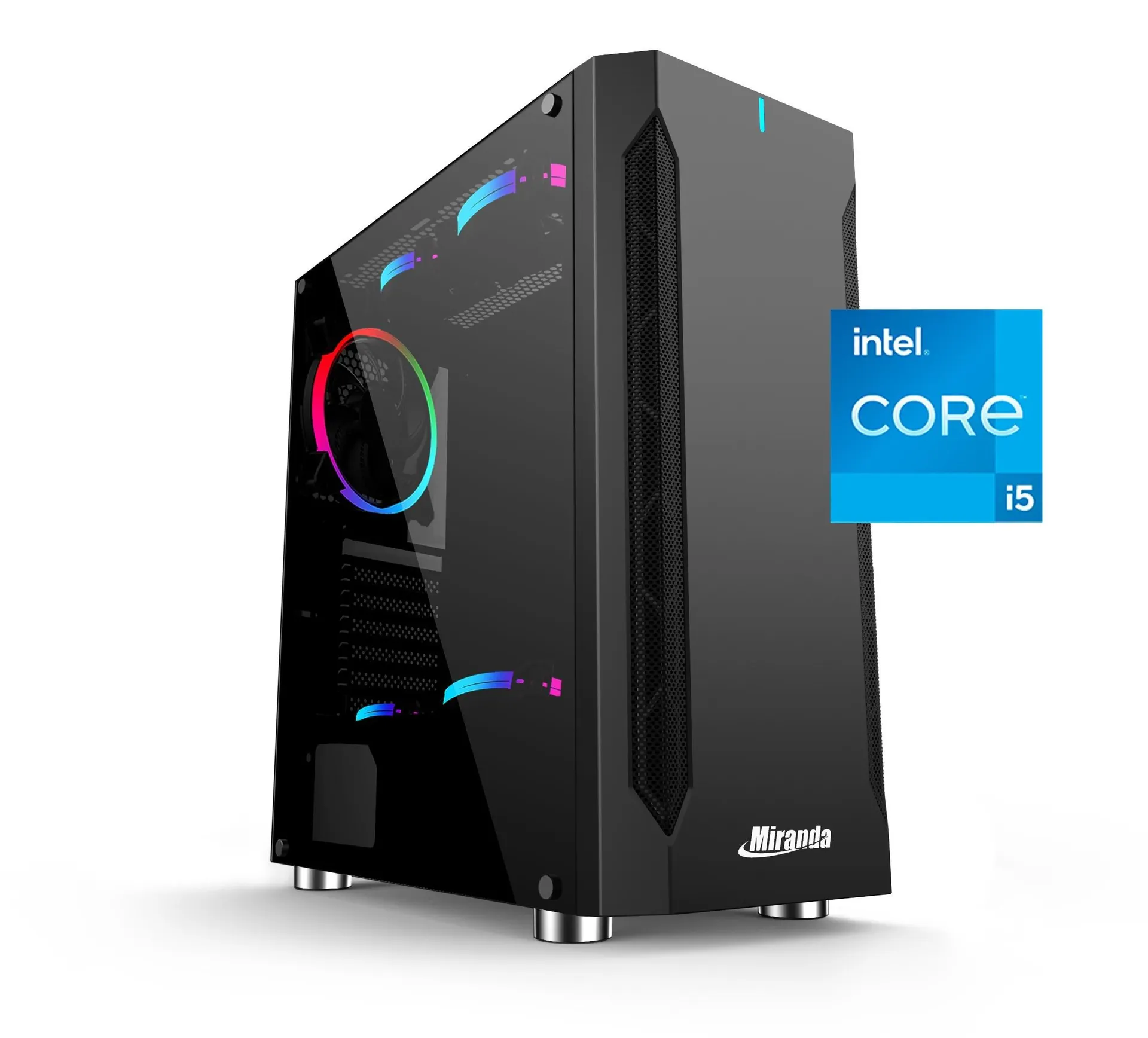 Computador Miranda Gamer Core i5-12400, Memória 16GB DDR4, SSD 512GB NVMe, Fonte 500W 80 Plus, Linux, LOGIN