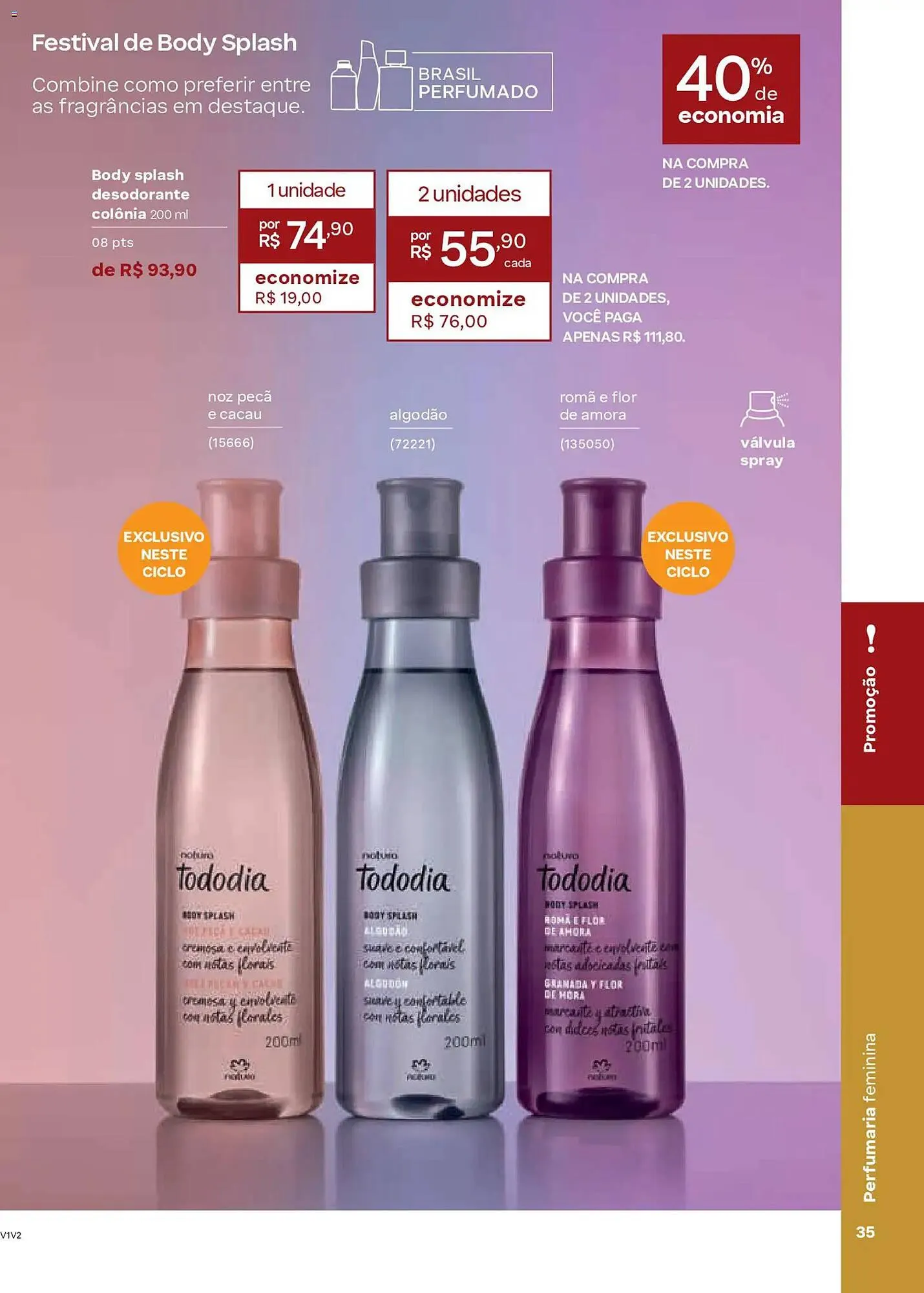 Encarte de Catálogo Natura 4 de fevereiro até 25 de fevereiro 2026 - Pagina 35