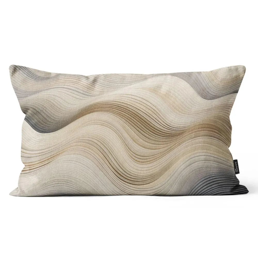 Capa Almofada Rinzeira Floresta Viva IA243030 Microfibra Ondas 30x50cm IA243030 - Tuti Gottô