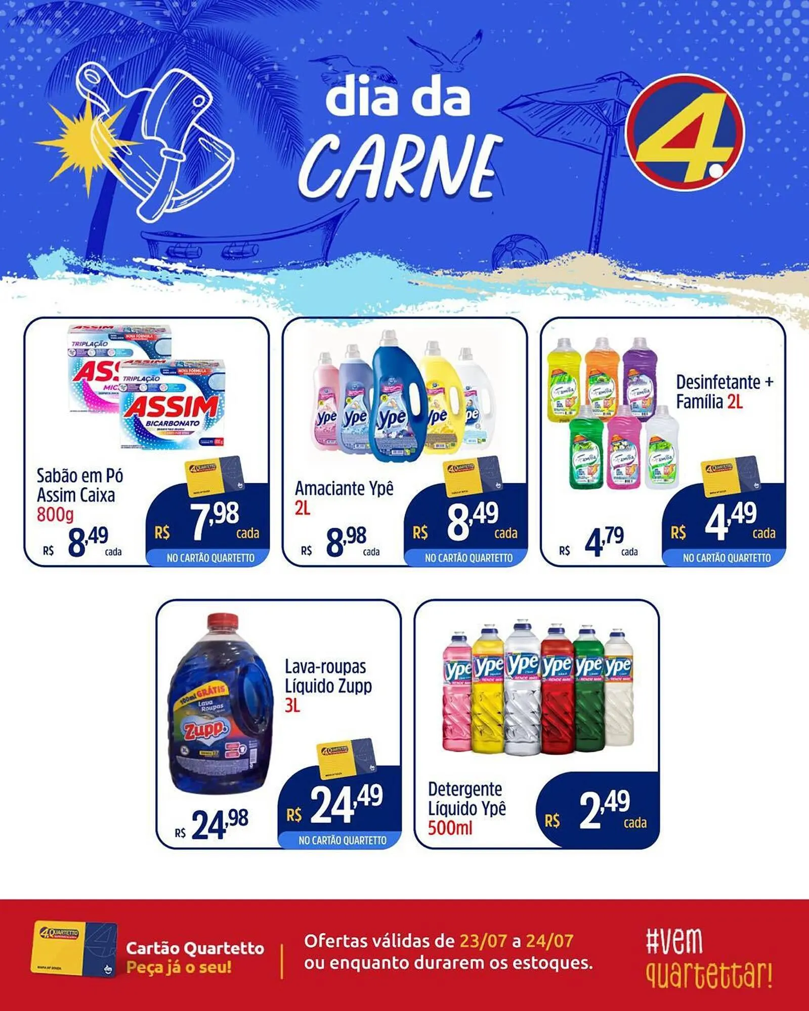 Encarte de Catálogo Quartetto Supermercados 23 de julho até 24 de julho 2025 - Pagina 2