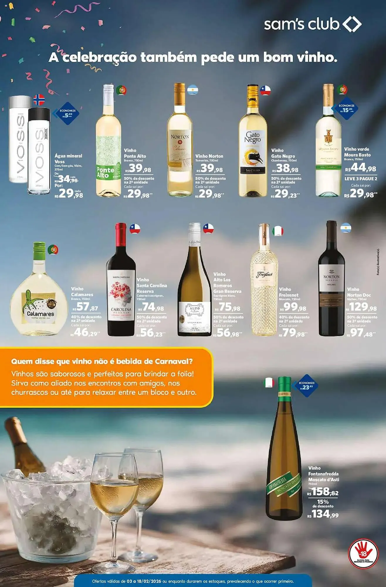 Encarte de Folheto Sam's Club 3 de fevereiro até 18 de fevereiro 2026 - Pagina 9