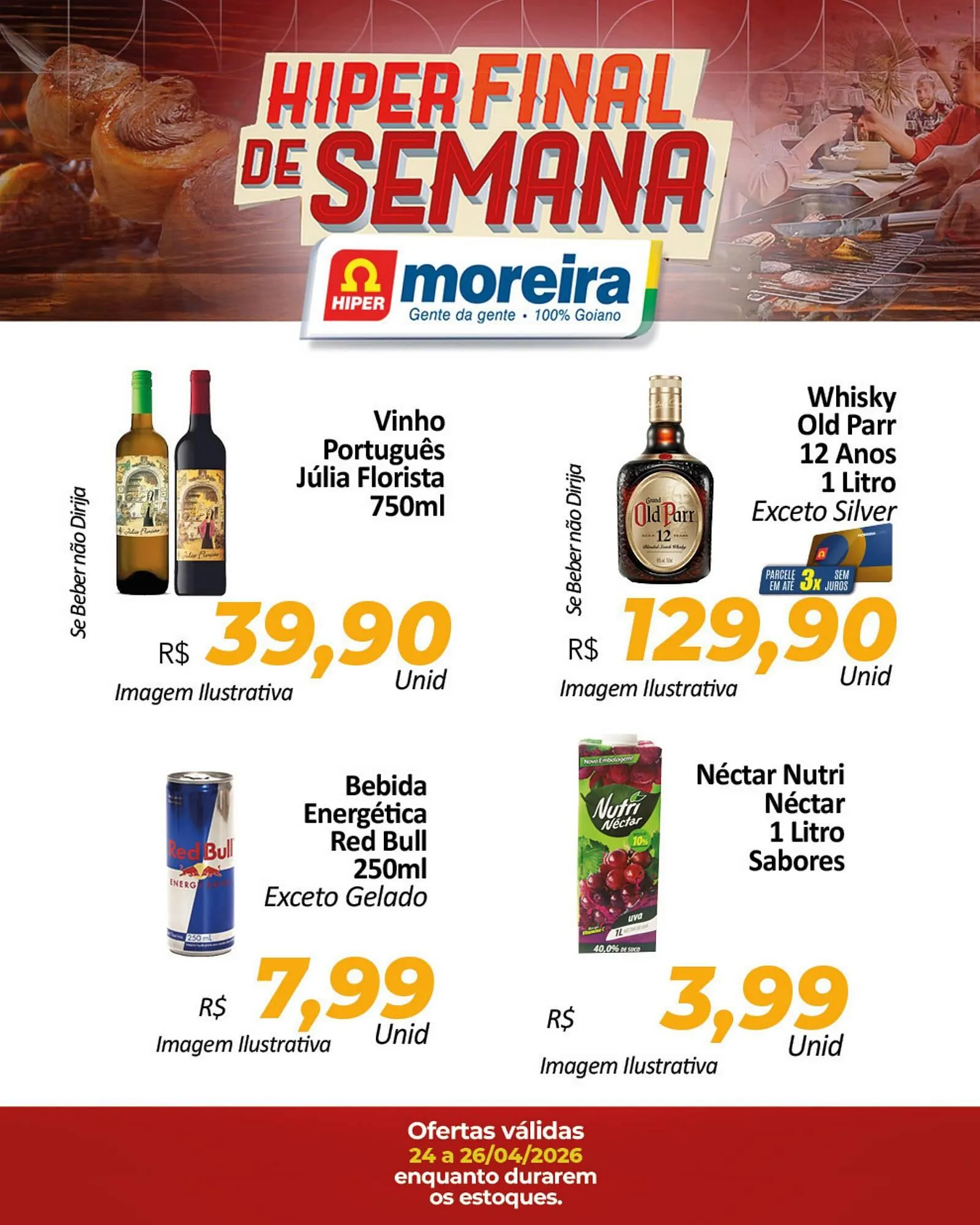 Encarte de Catálogo Hiper Moreira 23 de abril até 26 de abril 2026 - Pagina 4