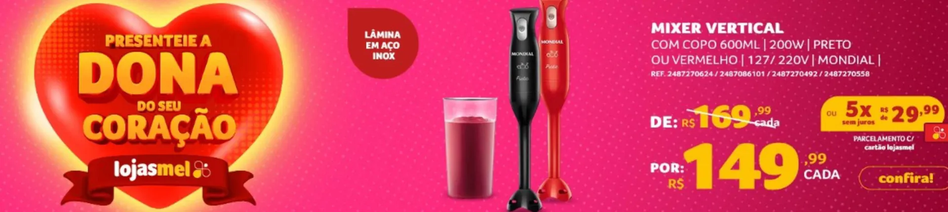 Encarte de Catálogo Lojas Mel 13 de maio até 13 de junho 2025 - Pagina 1