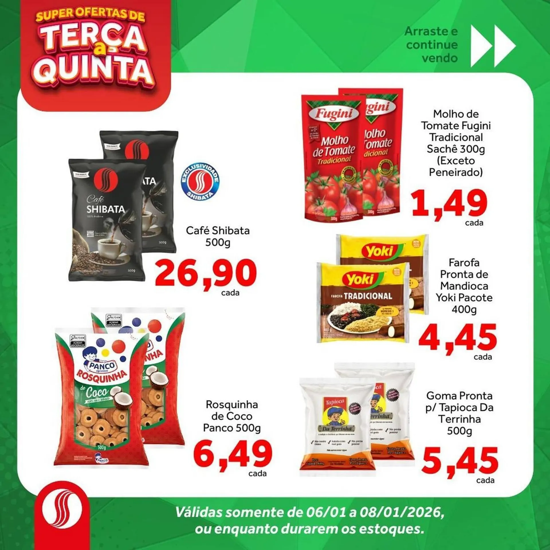 Encarte de Folheto Shibata Supermercados 1 de junho até 1 de agosto 2026 - Pagina 6