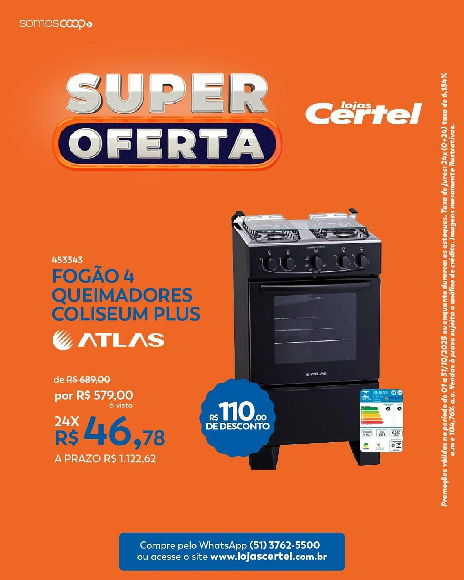 Encarte de Folheto Lojas Certel 3 de outubro até 31 de outubro 2025 - Pagina 2