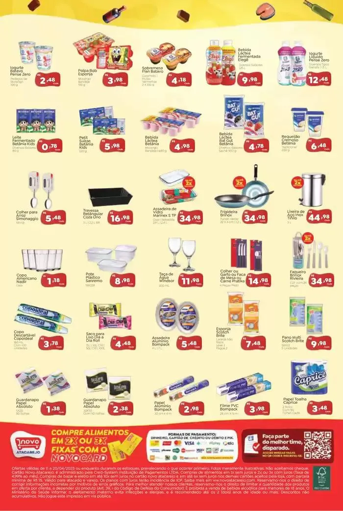 Encarte de Encarte Novo Atacarejo 11 de abril até 20 de abril 2025 - Pagina 4