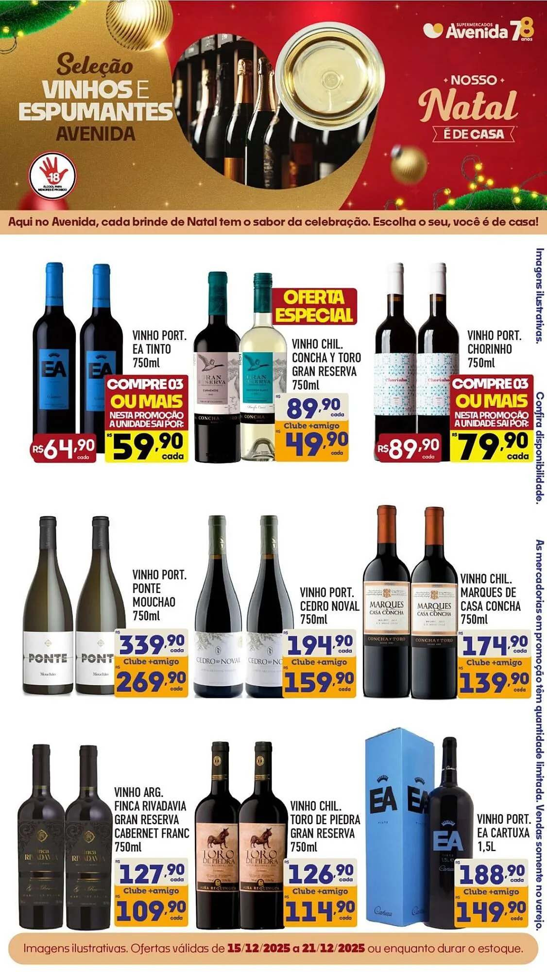 Encarte de Catálogo Supermercados Avenida 18 de dezembro até 28 de dezembro 2025 - Pagina 12