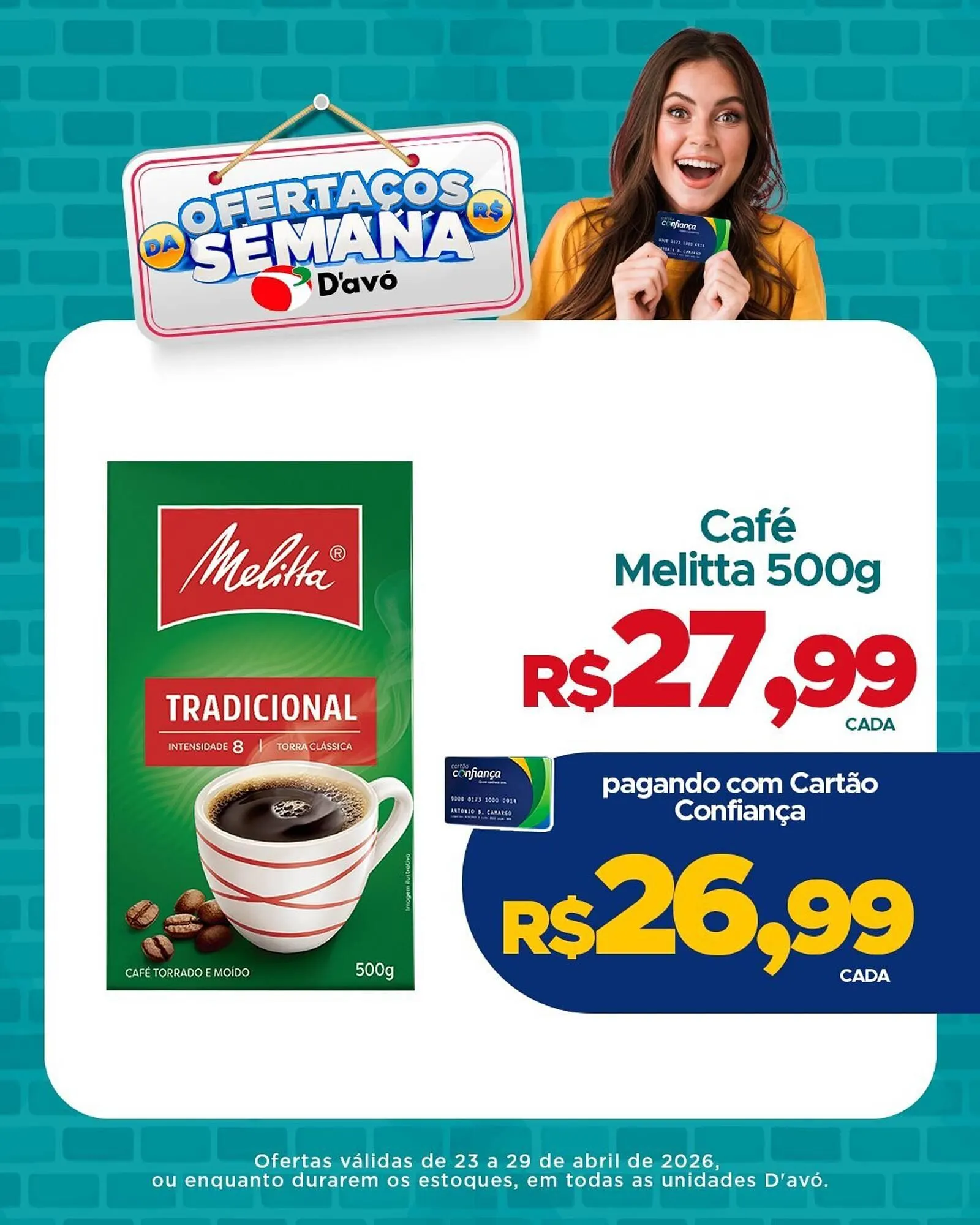 Encarte de Catálogo D'avó Supermercado 27 de abril até 29 de abril 2026 - Pagina 1