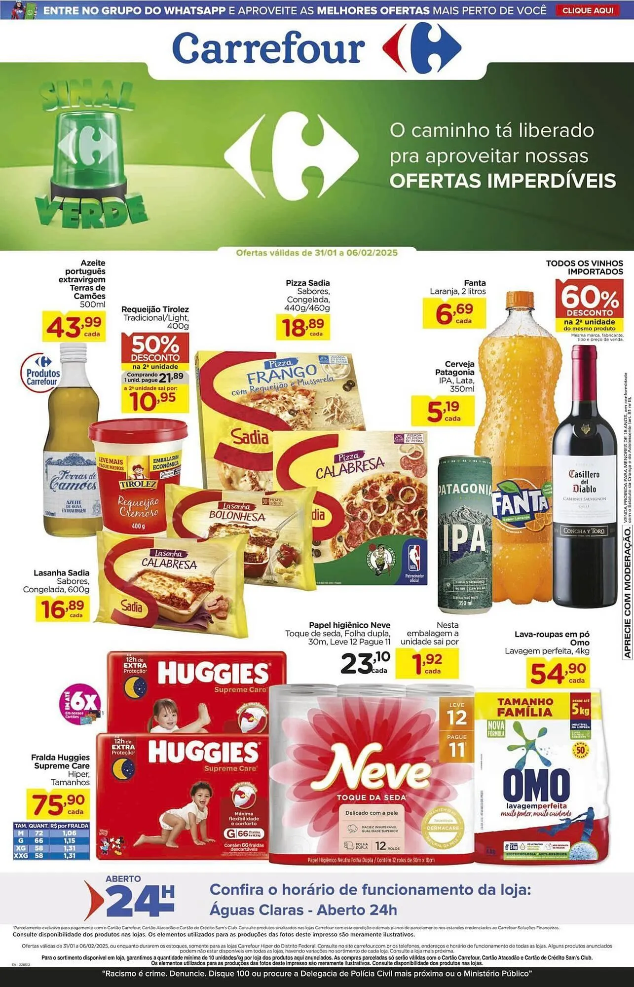 Encarte de Catálogo Carrefour 3 de fevereiro até 6 de fevereiro 2025 - Pagina 1