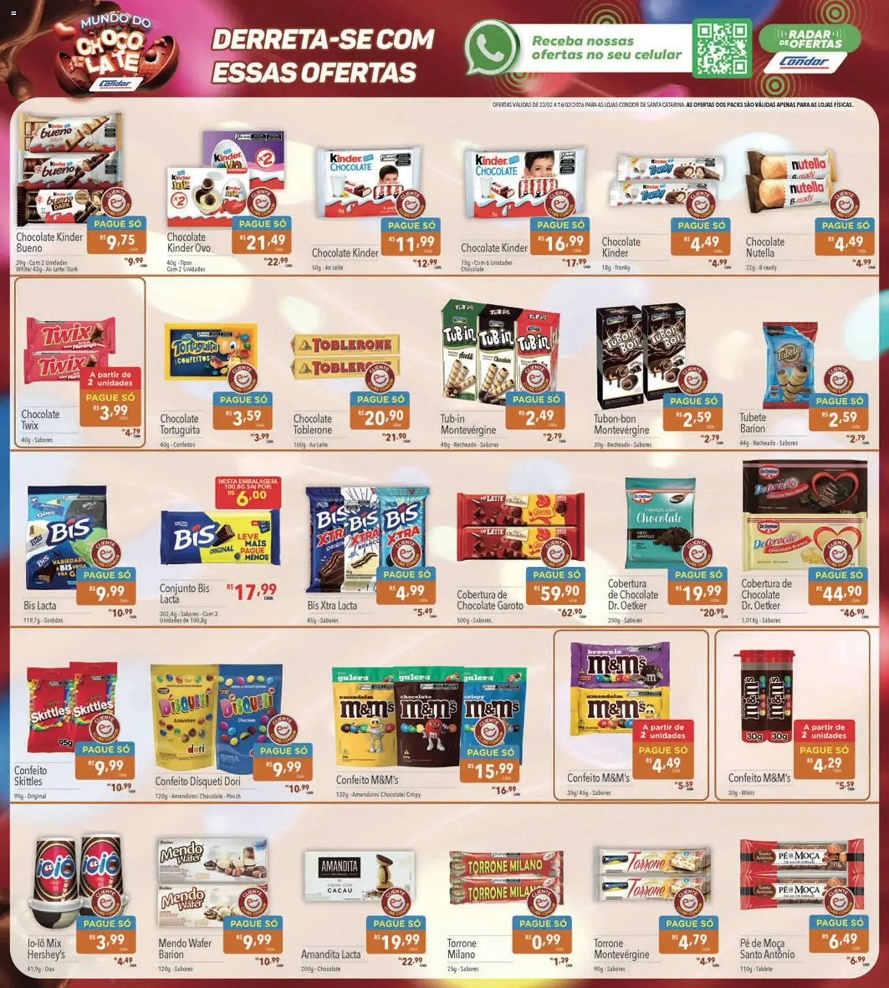 Encarte de Catálogo Supermercados Condor 23 de fevereiro até 16 de março 2026 - Pagina 8