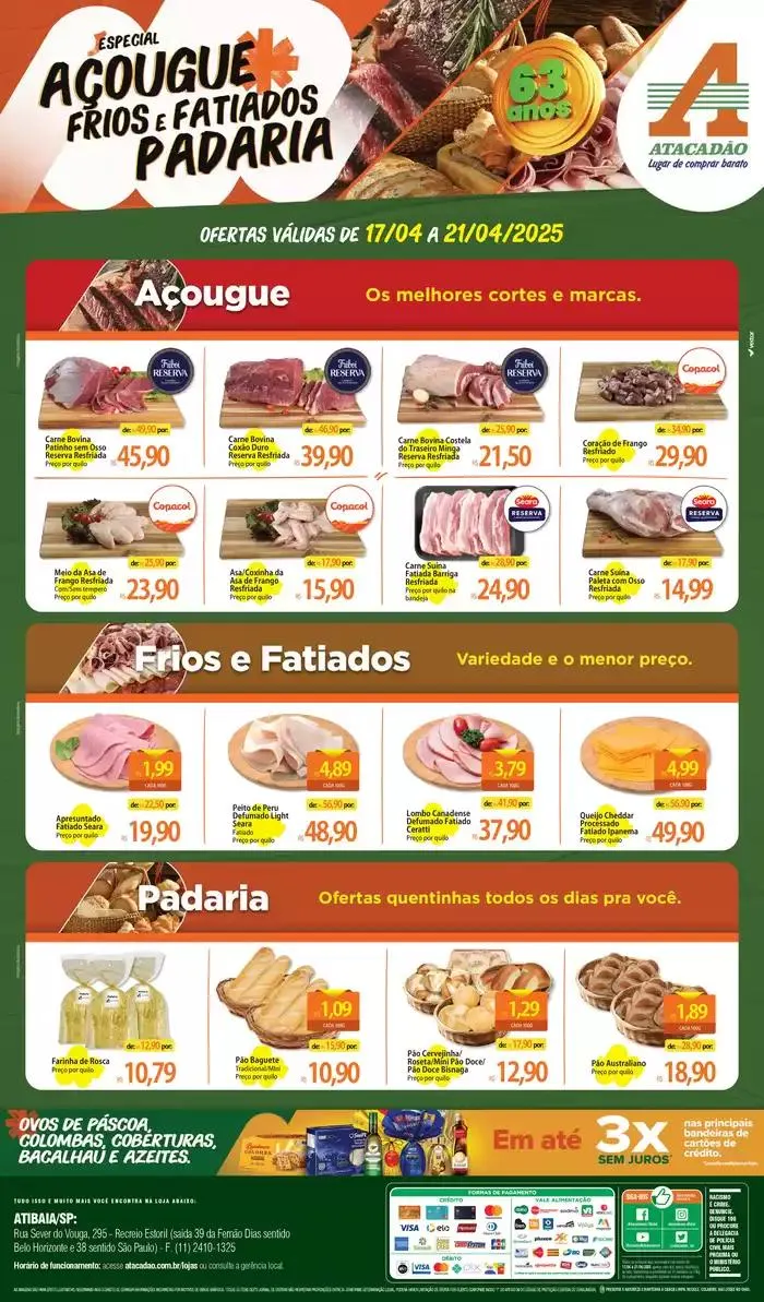 Encarte de Descubra ofertas atraentes 17 de abril até 21 de abril 2025 - Pagina 1