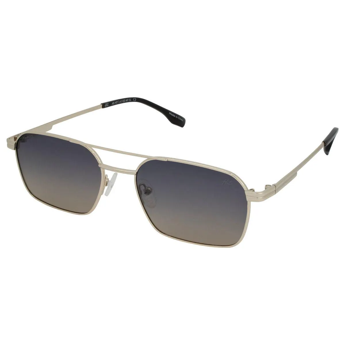 Óculos de sol Hit, modelo 3 4100, cor Degradê Azul e Marrom, tamanho 55