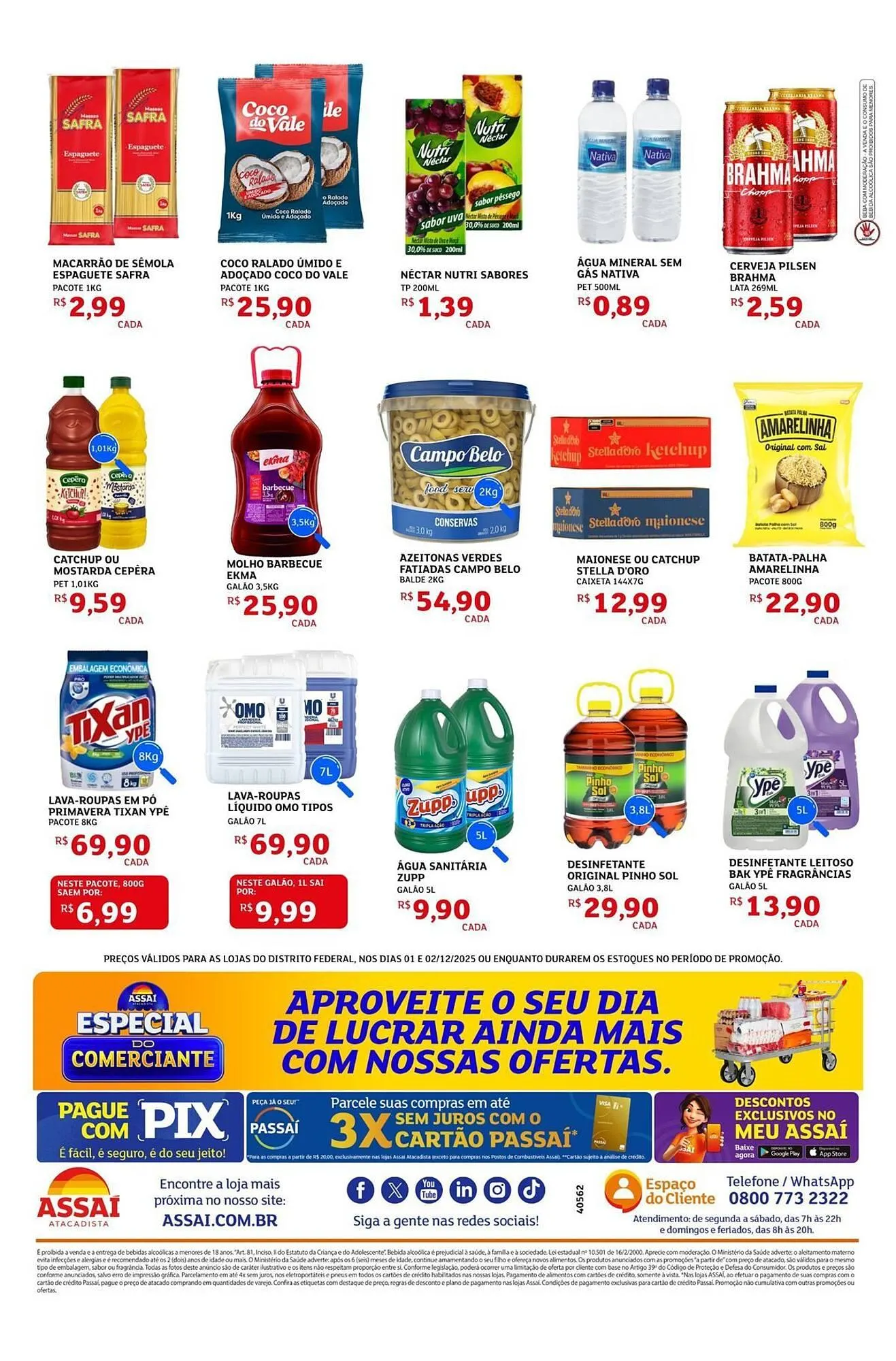 Encarte de Encarte Assaí Atacadista 1 de dezembro até 2 de dezembro 2025 - Pagina 2