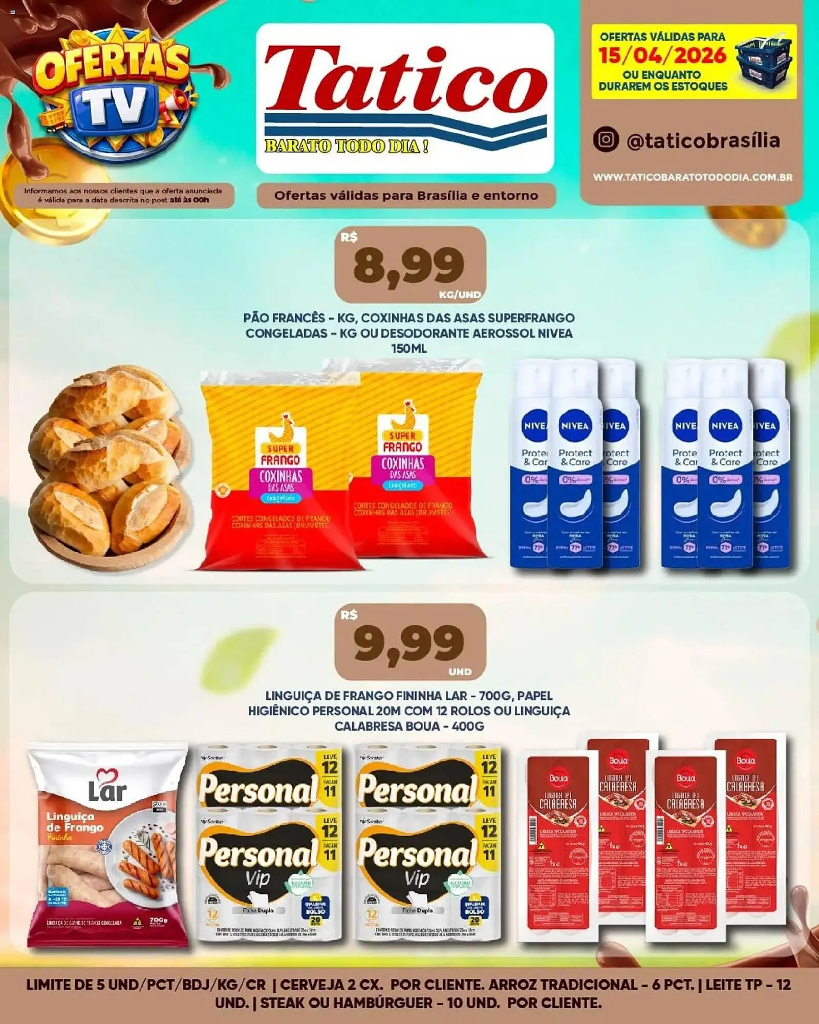 Encarte de Tabloide Tatico 16 de abril até 19 de abril 2026 - Pagina 35