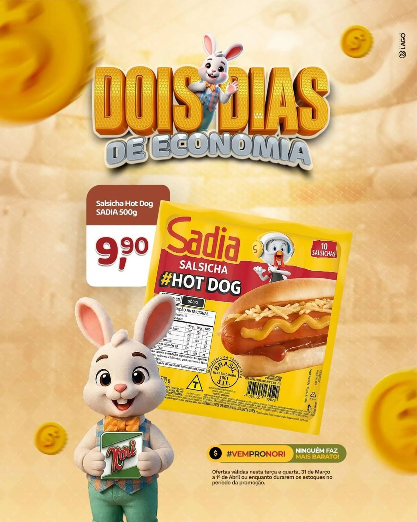 Encarte de Catálogo Supermercados Nori 31 de março até 1 de abril 2026 - Pagina 4