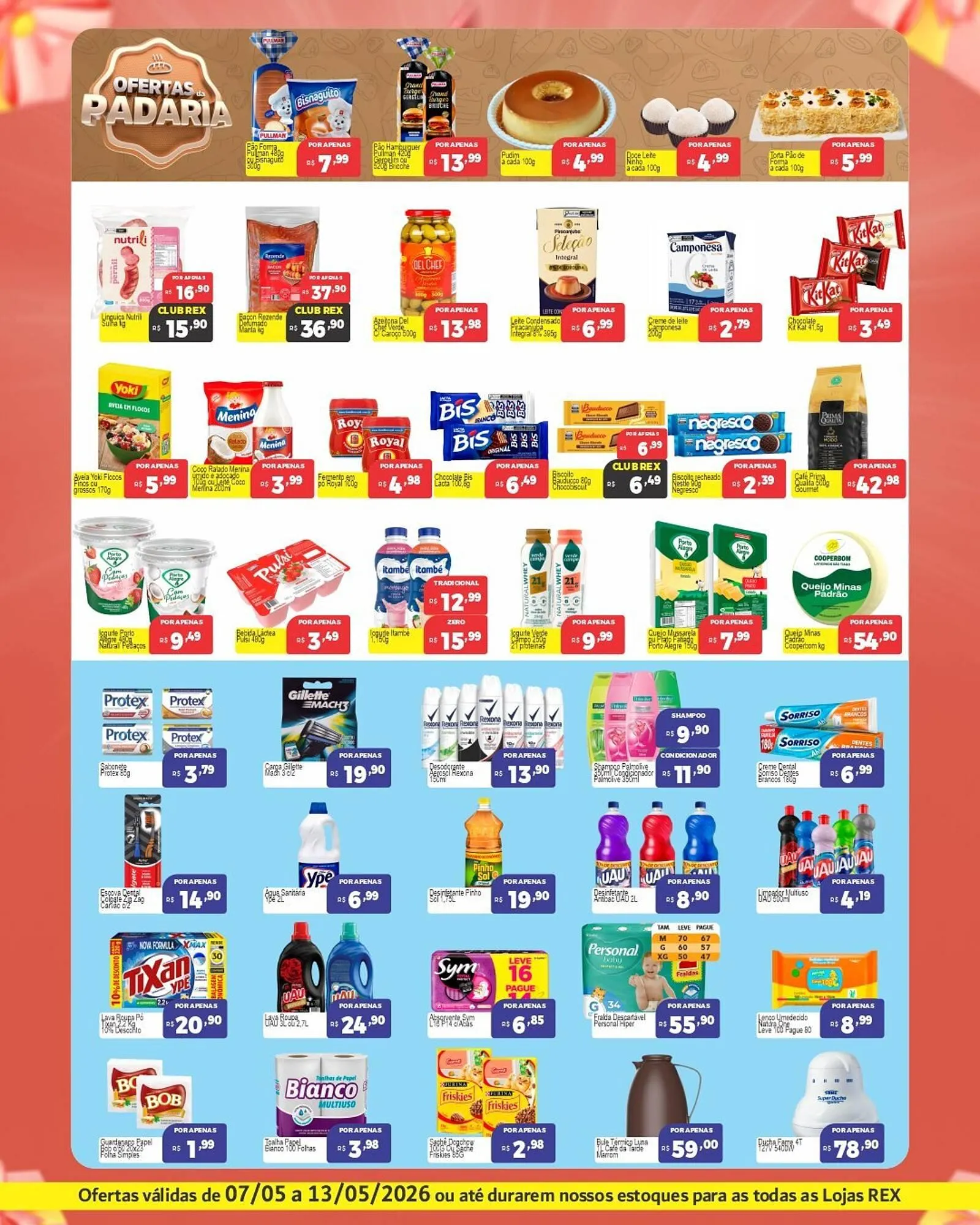 Encarte de Catálogo Supermercados Rex 7 de maio até 13 de maio 2026 - Pagina 2