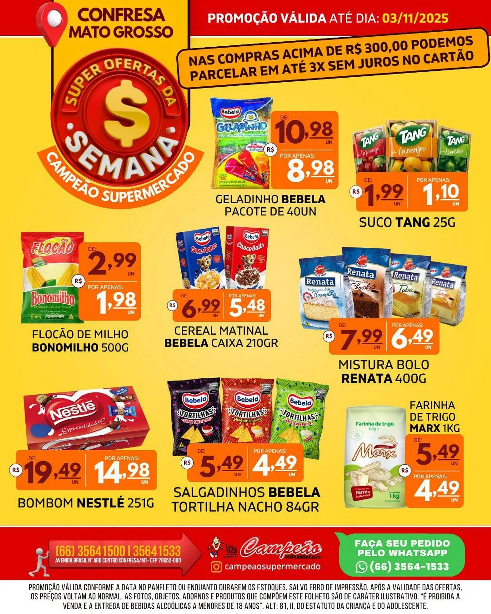 Encarte Supermercados Campeão - 1