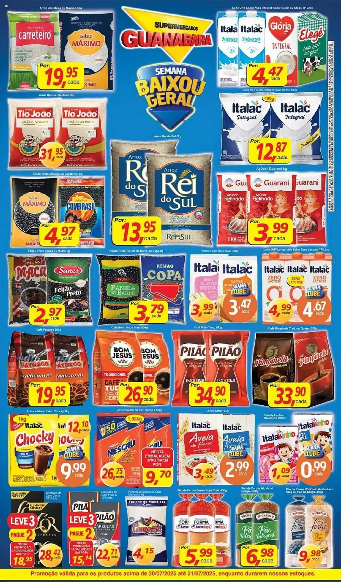 Encarte de Catálogo Supermercados Guanabara 30 de julho até 31 de julho 2025 - Pagina 2
