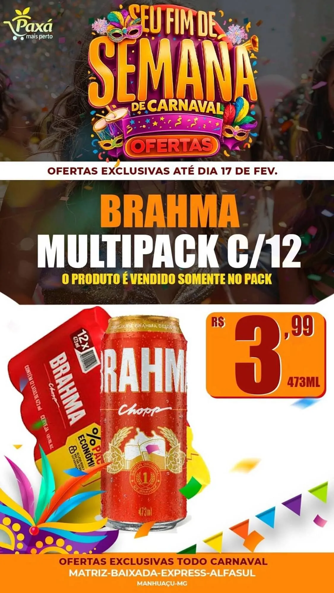 Encarte de Catálogo Paxá Supermercados 13 de fevereiro até 17 de fevereiro 2026 - Pagina 16