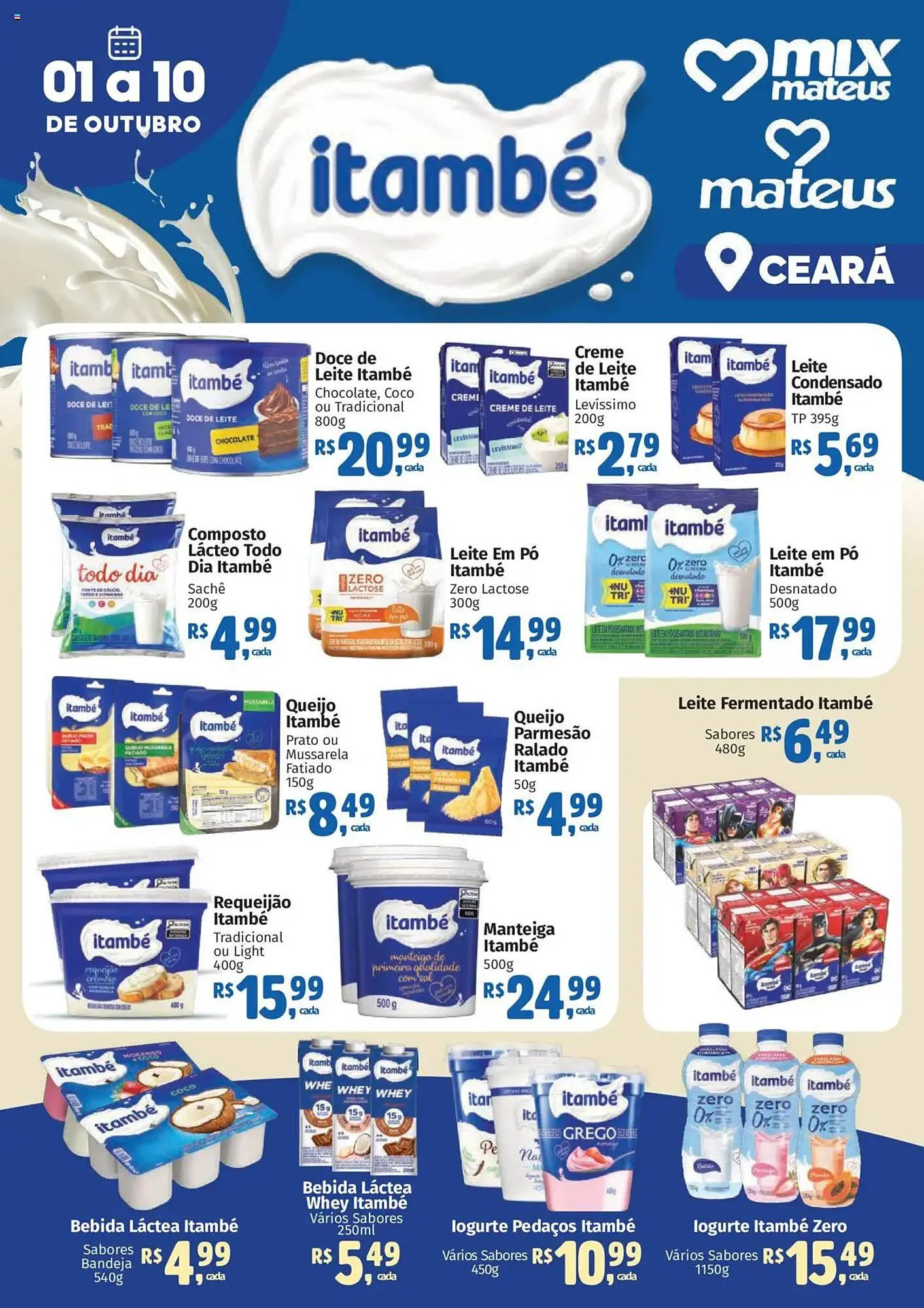 Encarte de Catálogo Supermercados Mateus 1 de outubro até 10 de outubro 2025 - Pagina 1