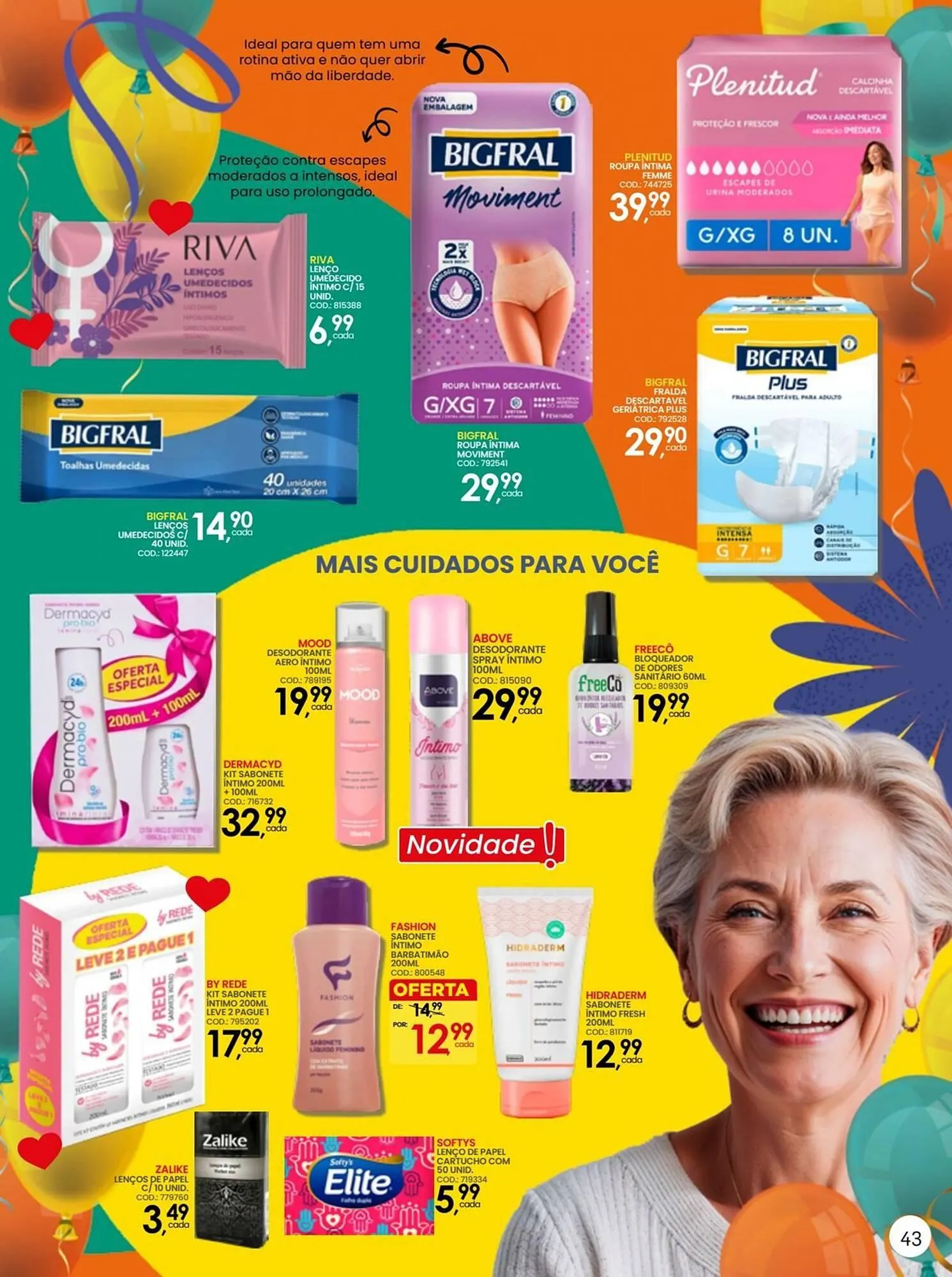 Encarte de Catálogo Lojas Rede 1 de julho até 3 de agosto 2025 - Pagina 43