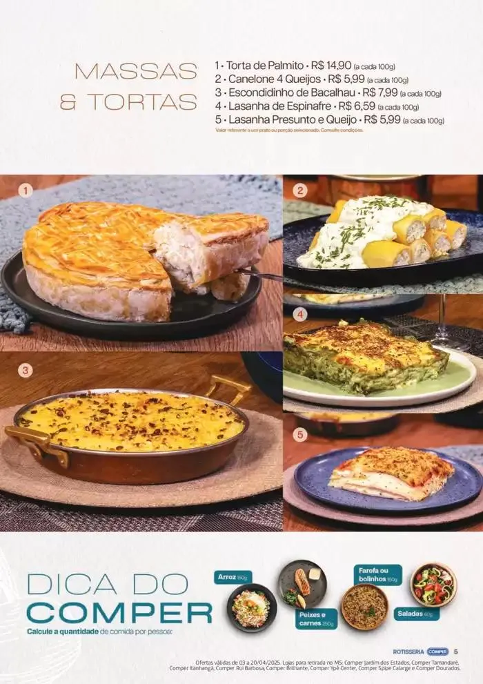 Encarte de Delícias de Páscoa Comper 7 de abril até 20 de abril 2025 - Pagina 5