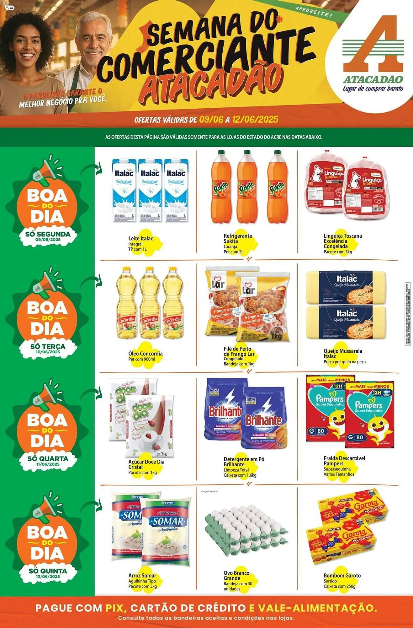 Encarte de Catálogo Atacadão 9 de junho até 12 de junho 2025 - Pagina 1