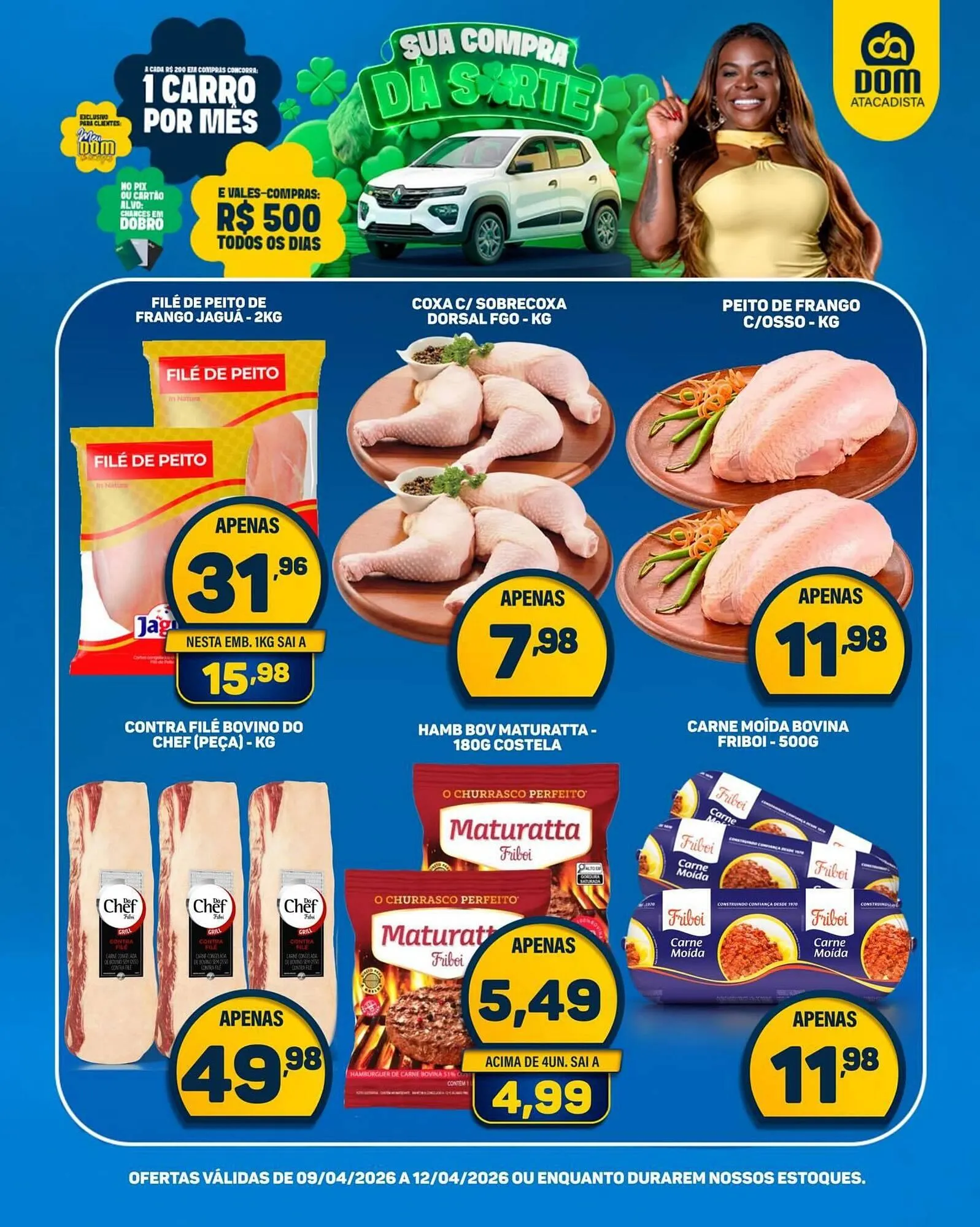 Encarte de Encarte Dom Atacadista 9 de abril até 12 de abril 2026 - Pagina 1