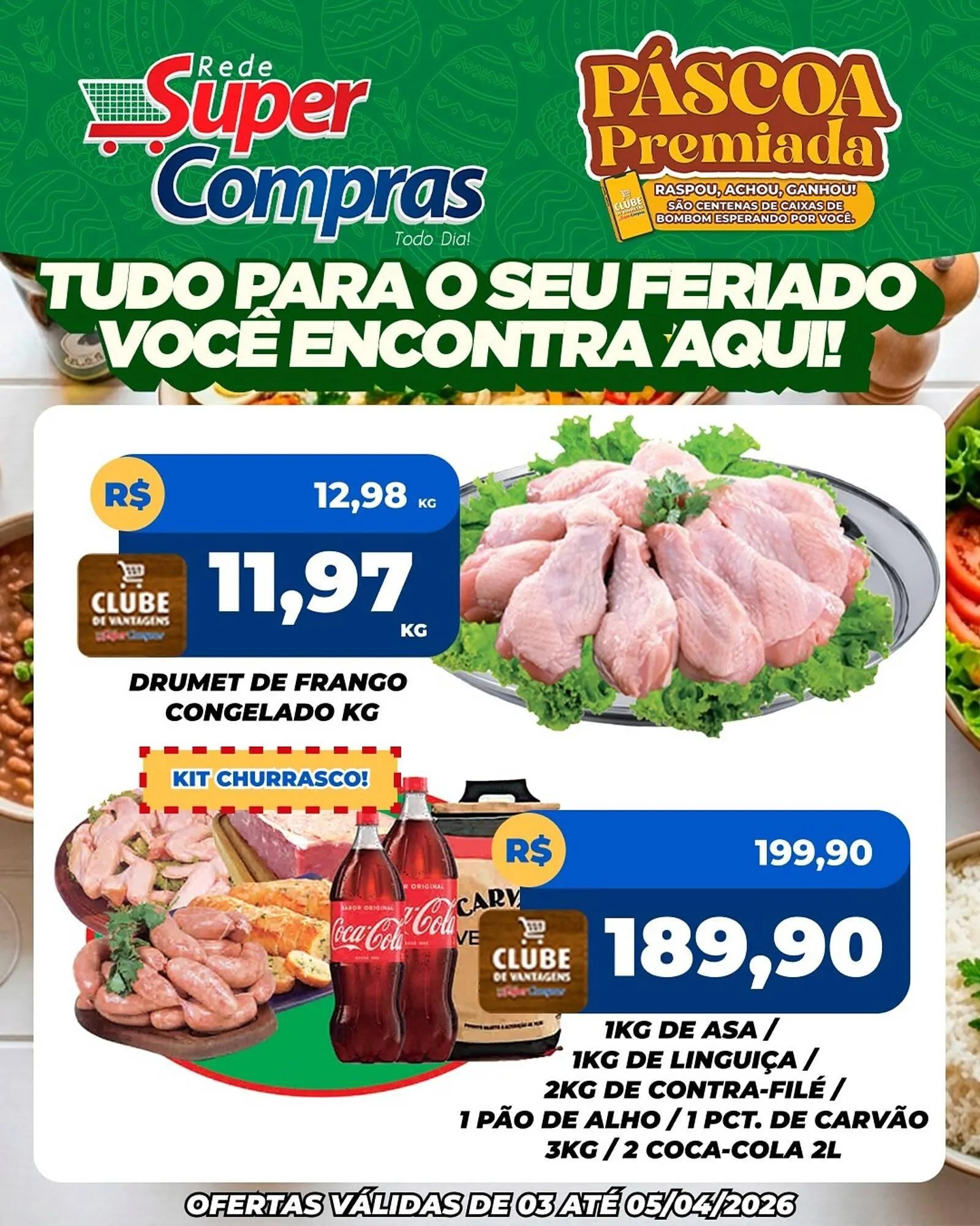 Encarte de Encarte Rede Super Compras 4 de abril até 5 de abril 2026 - Pagina 1