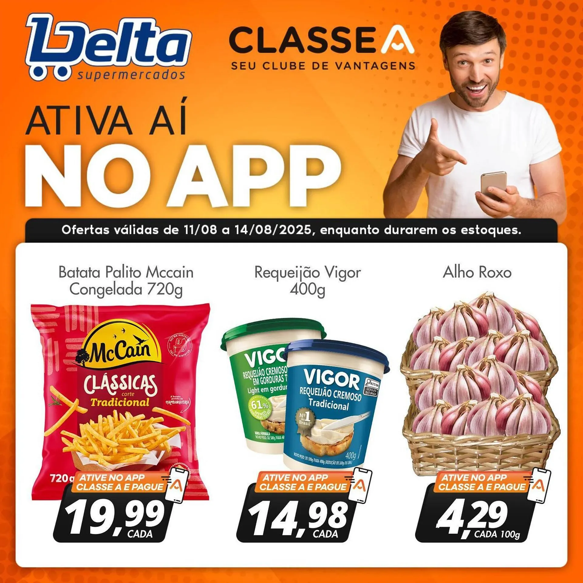 Encarte de Catálogo Delta Supermercados 11 de agosto até 14 de agosto 2025 - Pagina 1