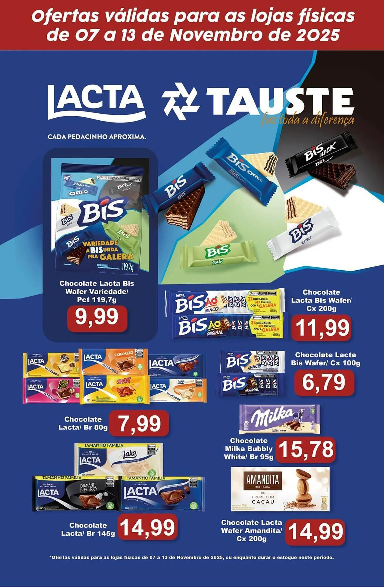 Encarte de Catálogo Supermercados Tauste 7 de novembro até 13 de novembro 2025 - Pagina 1