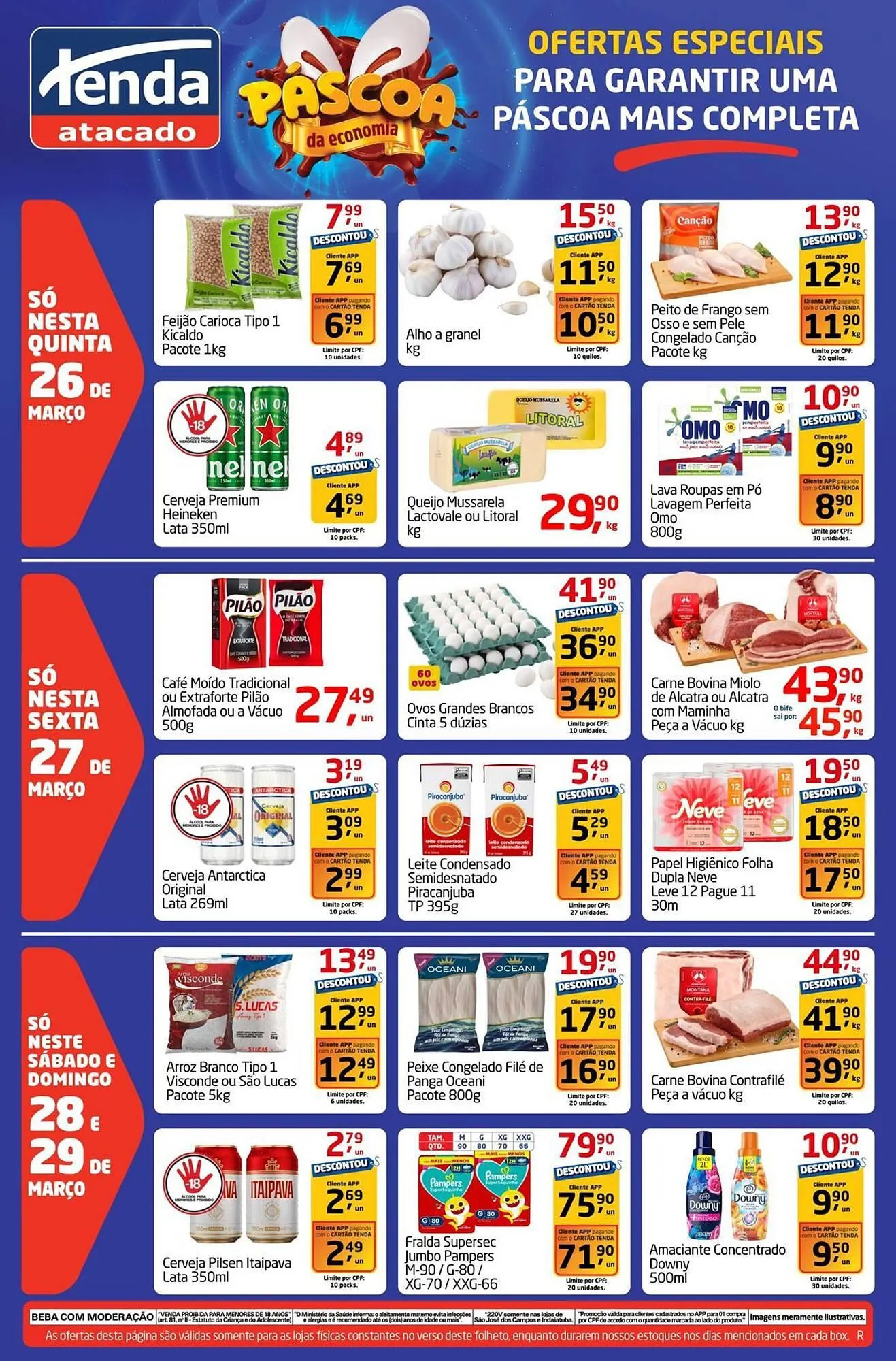 Encarte de Folheto Tenda Atacado 26 de março até 29 de março 2026 - Pagina 1